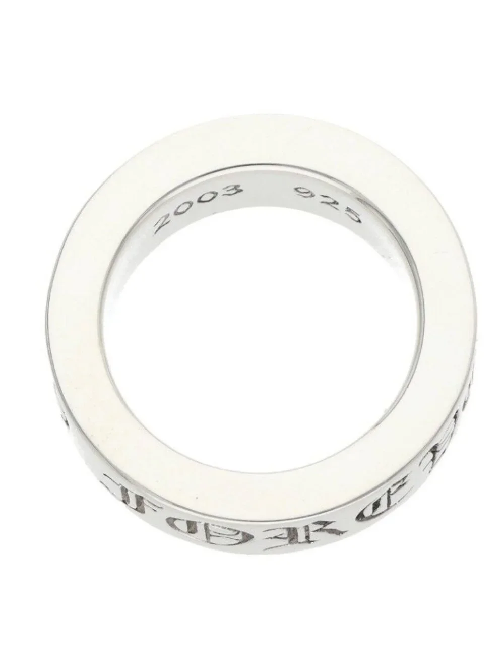 Chrome Hearts Spacer Forever Silver Ring